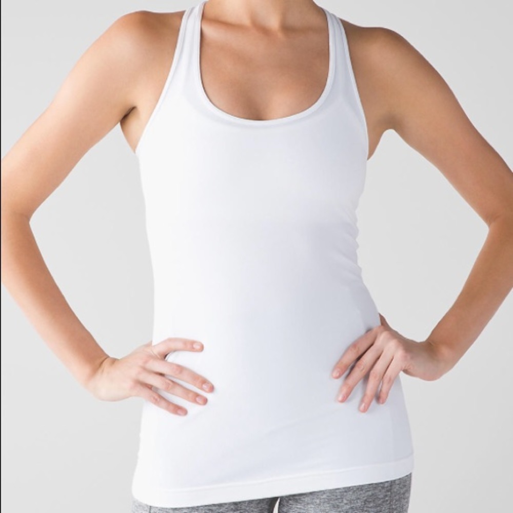 Lulu lemon racer back tank in pink